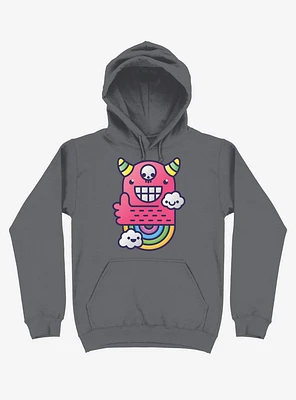 U Are Best Good Friend! Rainbow Asphalt Grey Hoodie