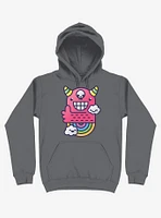 U Are Best Good Friend! Rainbow Asphalt Grey Hoodie