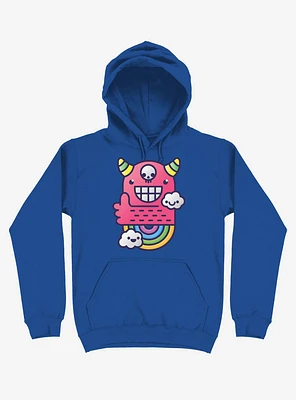 U Are Best Good Friend! Rainbow Royal Blue Hoodie