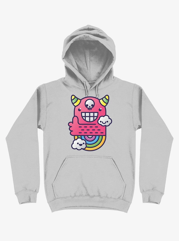 U Are Best Good Friend! Rainbow Silver Hoodie