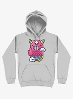 U Are Best Good Friend! Rainbow Silver Hoodie