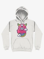 U Are Best Good Friend! Rainbow White Hoodie