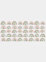 Retro Rainbow Peel And Stick Wall Decals