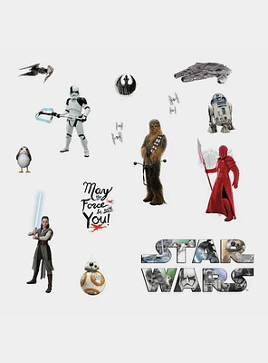 Star Wars The Last Jedi Episode VIII Peel And Stick Wall Decals