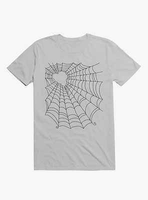 Caught You My Hearted Web Ice Grey T-Shirt