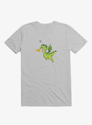Little Green Dragon Love Ice Grey T-Shirt