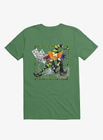 Scary Godmother Reading Comics Irish Green T-Shirt