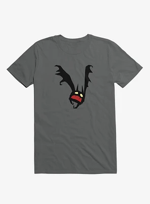 Spooky Little Bat Asphalt Grey T-Shirt