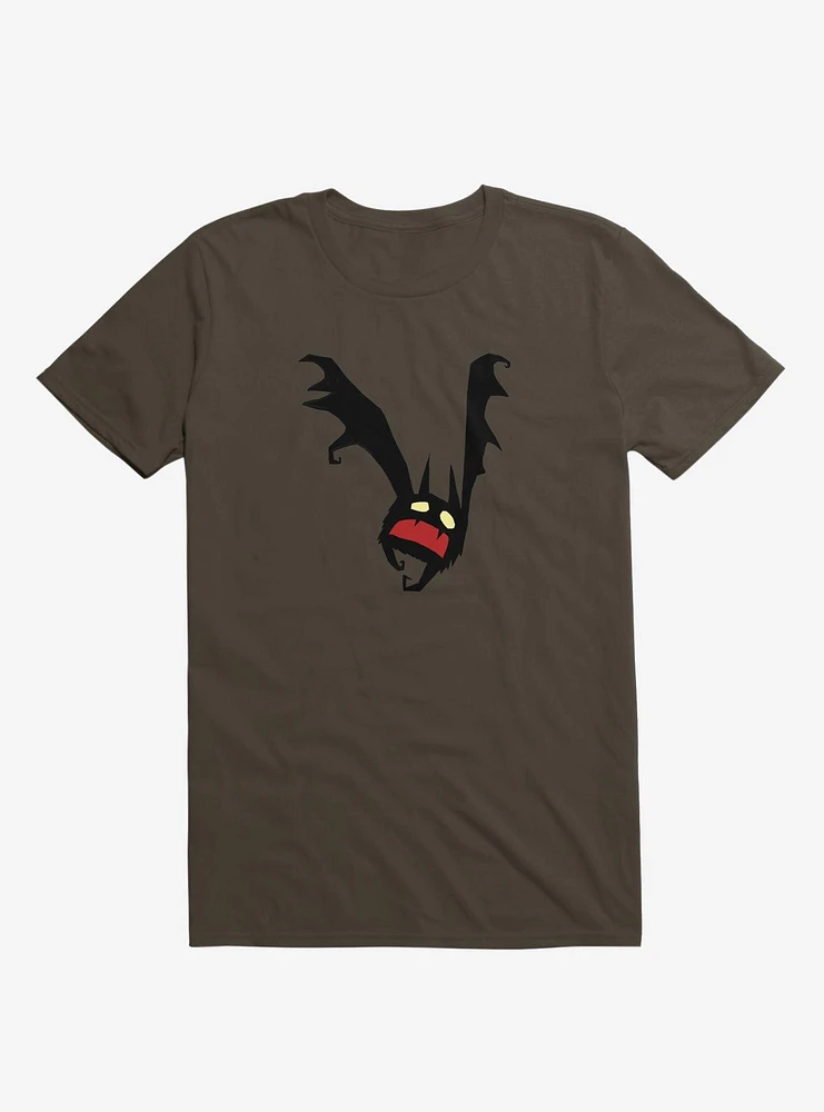 Spooky Little Bat Brown T-Shirt