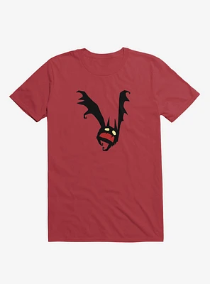 Spooky Little Bat Red T-Shirt