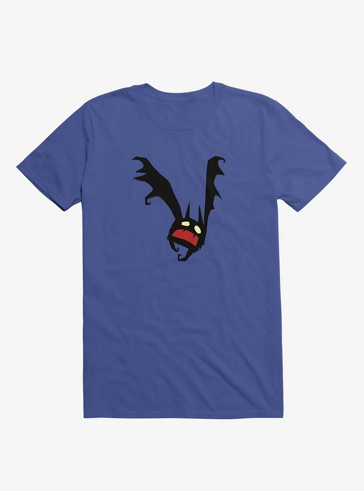 Spooky Little Bat Royal Blue T-Shirt