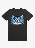 Thirteen Eyed Cat Black T-Shirt