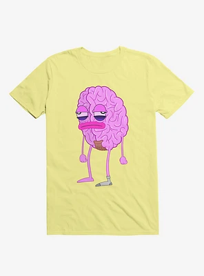 Lazy Brain Yellow T-Shirt