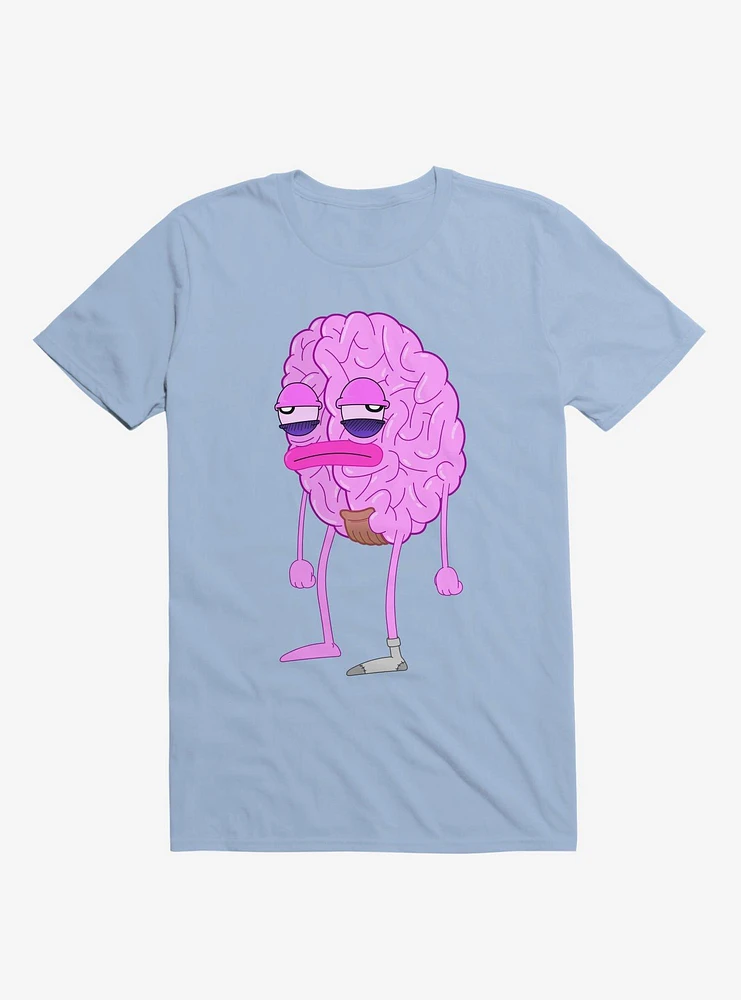 Lazy Brain Light Blue T-Shirt