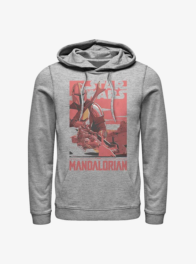 Star Wars The Mandalorian Mad Mando Poster Hoodie