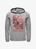 Star Wars The Mandalorian Mad Mando Poster Hoodie