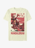 Star Wars The Mandalorian Mad Mando Poster T-Shirt