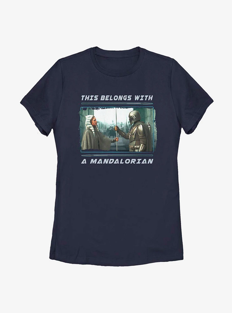 Star Wars The Mandalorian Season 2 Ahsoka Mando Womens T-Shirt