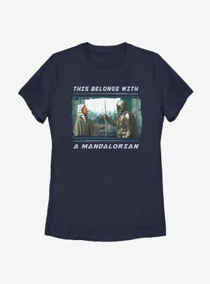 Star Wars The Mandalorian Season 2 Ahsoka Mando Womens T-Shirt