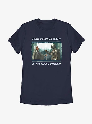 Star Wars The Mandalorian Season 2 Ahsoka Mando Womens T-Shirt