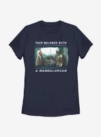 Star Wars The Mandalorian Season 2 Ahsoka Mando Womens T-Shirt