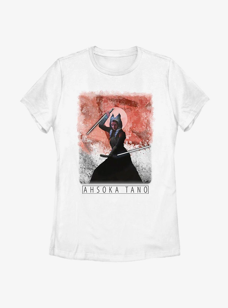 Star Wars The Mandalorian Season 2 Ahsoka Tano Fight Womens T-Shirt