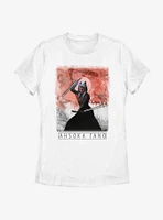 Star Wars The Mandalorian Season 2 Ahsoka Tano Fight Womens T-Shirt