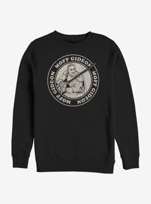 Star Wars The Mandalorian Moff Gideon Circle Sweatshirt
