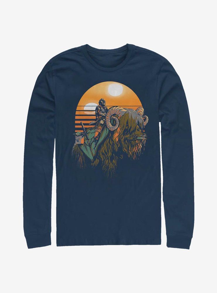 Star Wars The Mandalorian Bantha Riders Long-Sleeve T-Shirt