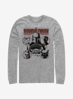 Star Wars The Mandalorian Favored Odds Long-Sleeve T-Shirt