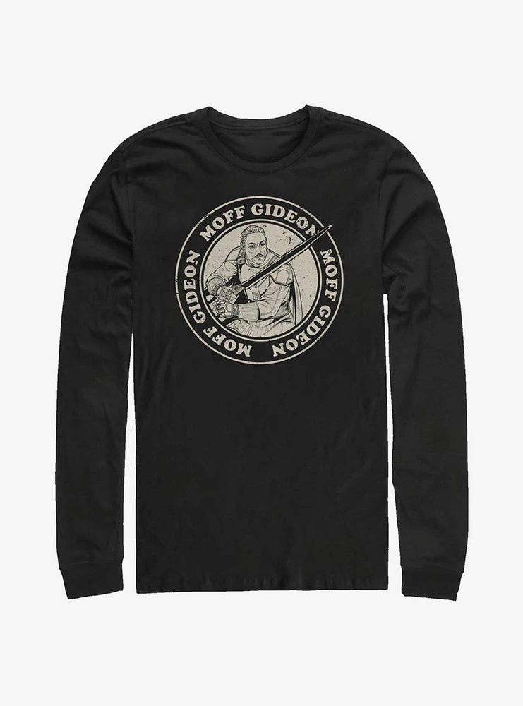 Star Wars The Mandalorian Moff Gideon Circle Long-Sleeve T-Shirt