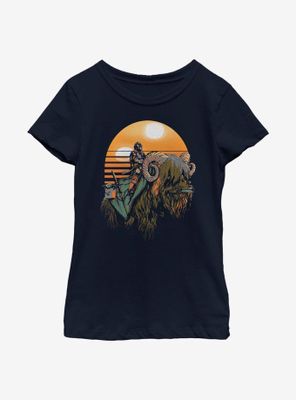 Star Wars The Mandalorian Bantha Riders Youth Girls T-Shirt