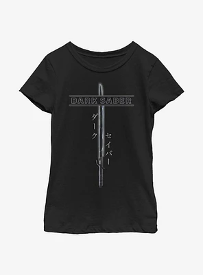 Star Wars The Mandalorian Dark Saber Youth Girls T-Shirt