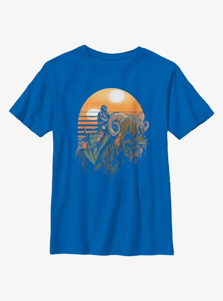 Star Wars The Mandalorian Bantha Riders Youth T-Shirt