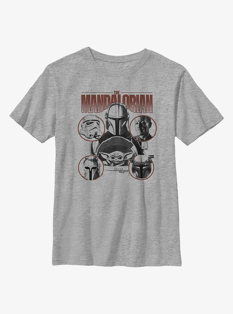 Star Wars The Mandalorian Favored Odds Youth T-Shirt