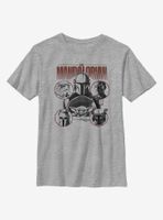 Star Wars The Mandalorian Favored Odds Youth T-Shirt