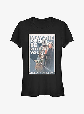 Star Wars The Mandalorian May Force Be With You Girls T-Shirt