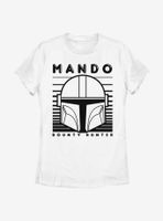 Star Wars The Mandalorian Mando Monotone Womens T-Shirt