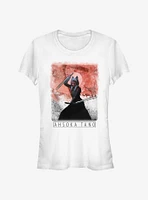 Star Wars The Mandalorian Ahsoka Tano Lightsaber Girls T-Shirt