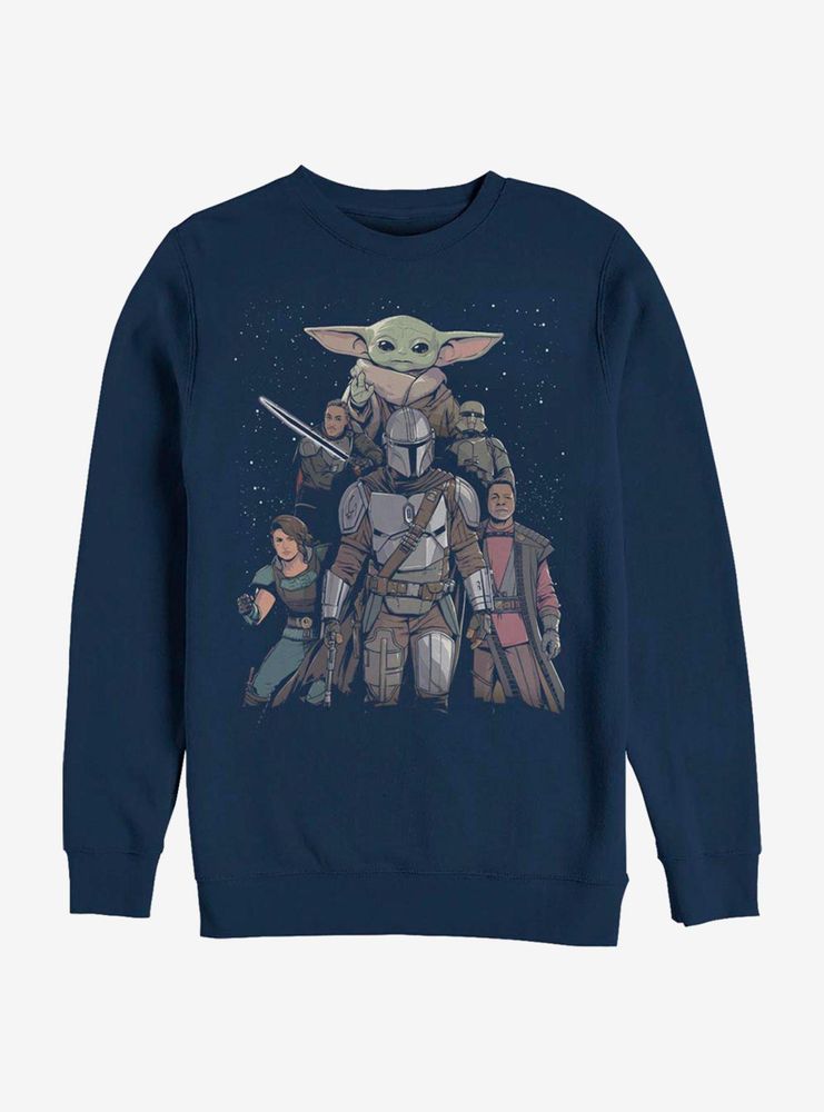 Star Wars The Mandalorian Movie Poster Sweatshirt