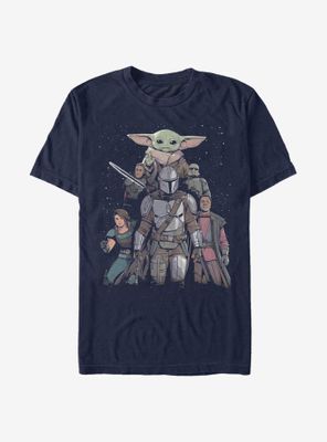 Star Wars The Mandalorian Movie Poster T-Shirt