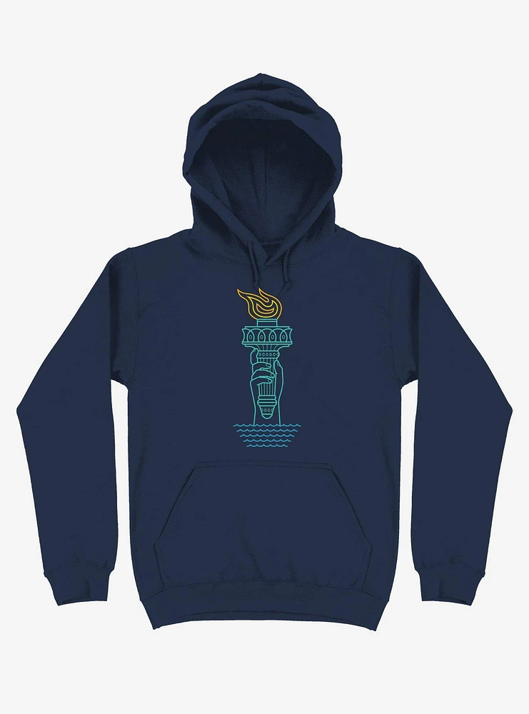 Rising Tide Statue Of Liberty Hoodie