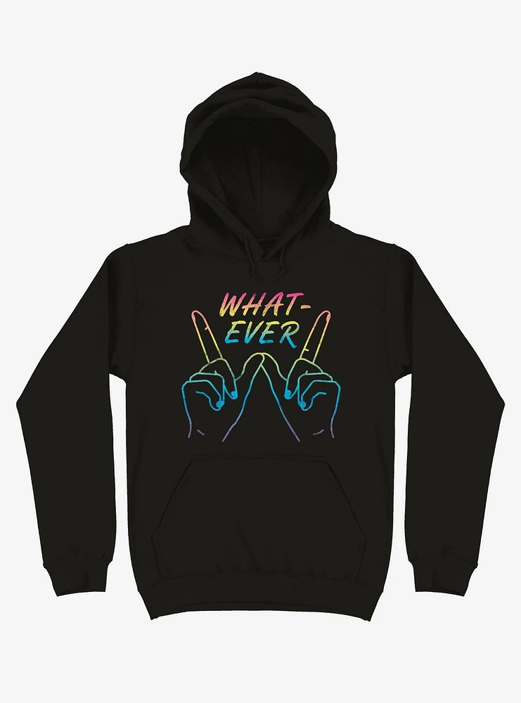 Whatever Neon Hands Hoodie