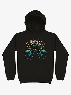 Whatever Neon Hands Hoodie