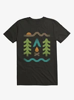 Simple Pleasures Forest Symbols T-Shirt