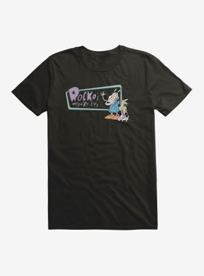 Rocko's Modern Life Rocko And Spunky Logo T-Shirt