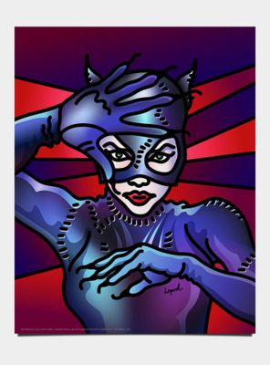 DC Comics Catwoman By Lisa Lopuck Art Print