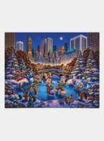 Disney Mickey And Friends Skating In Central Park Art Prints