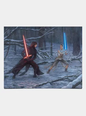 Star Wars The Duel Rey Vs. Ren Art Prints
