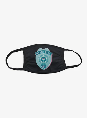 Miami Vice Badge For Life Face Mask